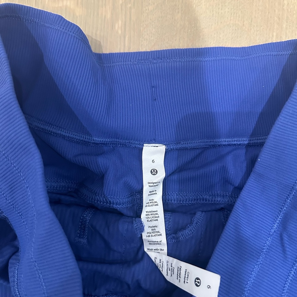 Blue Athletic Leggings n jacket.. 3 pieces